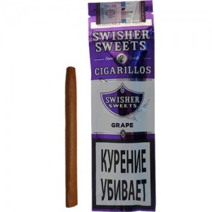 Сигариллы Swisher Sweets Grape Cigarillos (2 шт.)