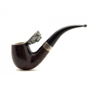 Трубка Dunhill Bulldog Pipe Bruyere/Silver DPZBULLDOGB