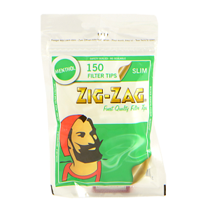 Сигаретные фильтры Zig-Zag Menthol 150 шт.