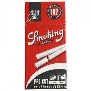 Фильтры сигаретные «Smoking» Pre-cut Slim Filters tips/102