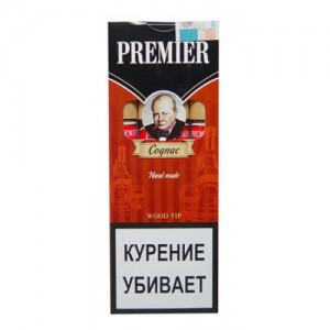 Сигариллы Premier Cognac с мундштуком 4 шт