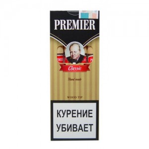 Сигариллы Premier Classic с мундштуком 4 шт.