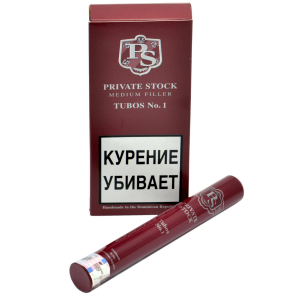 Сигары Сигары Private Stock Medium Filler No 1 Tubos