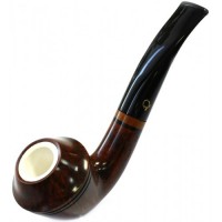 Трубка Lorenzetti briar (9 мм) Dark Brown в фирменном боксе с кисетом мод.06