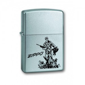 Зажигалка Zippo 205 Duck Hunting Satin Chrome