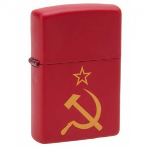 Зажигалка Zippo Z233 Russian Hammer Sickle Серп и молот