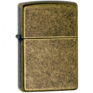 Зажигалка Zippo 201FB Antique Brass