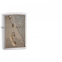 Зажигалка Zippo 28180 Footprint Brushed Chrome