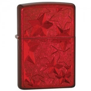 Зажигалка Zippo 28339 Stars Candy Apply Red