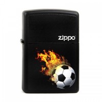 Зажигалка Zippo 28302 Soccer Black Matte