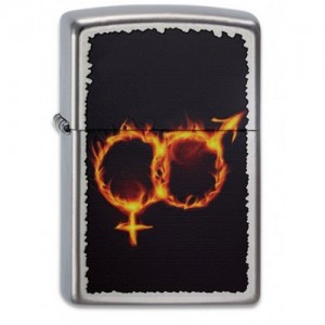 Зажигалка Zippo 28446 Man Woman Fire