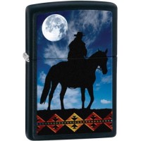 Зажигалка Zippo 28311 Cowboy Moon Black Matte