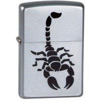 Зажигалка Zippo 205 Scorpion Satin Chrome