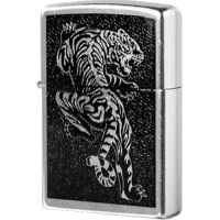 Зажигалка Zippo 207 Tigre Satin Chrome