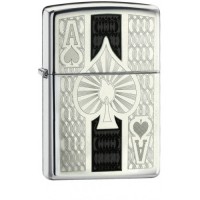 Зажигалка Zippo 24196 Ace High Polish Chrome